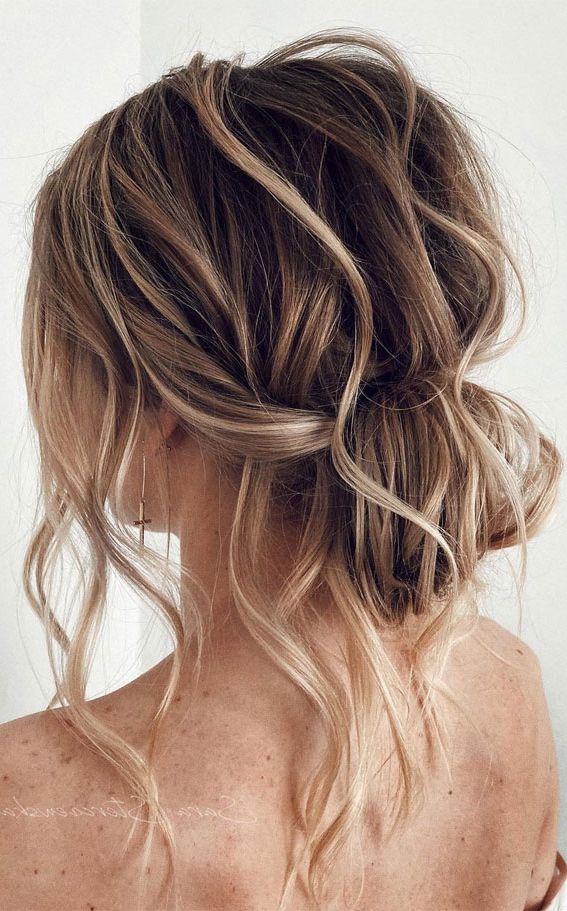 Well Known Messy Chignon With Highlights With 50 Best Updo Hairstyles For Trendy Looks In 2022 : Messy Chignon With  Highlights (Gallery 9 of 15)