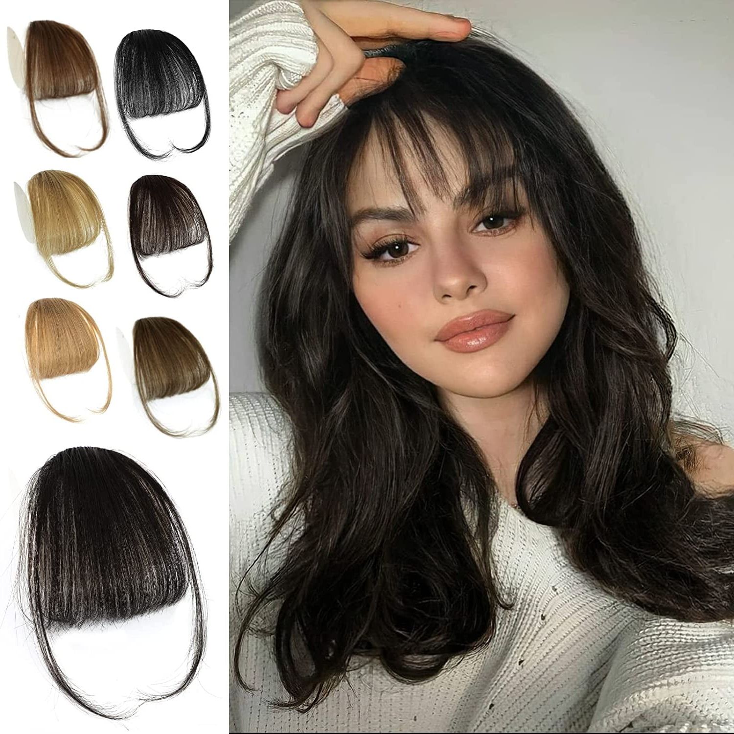 [%well Known Wispy Bangs For Medium Hair With Regard To Ustar Clip In Bangs – 100% Human Hair Wispy Bangs Clip In Hair Extensions,  Brown Black Color #1b Air Bangs Fringe With Temples Hairpieces For Women  Curved Bangs For Daily Wear – Walmart|ustar Clip In Bangs – 100% Human Hair Wispy Bangs Clip In Hair Extensions,  Brown Black Color #1b Air Bangs Fringe With Temples Hairpieces For Women  Curved Bangs For Daily Wear – Walmart Inside Well Known Wispy Bangs For Medium Hair%] (View 18 of 20)