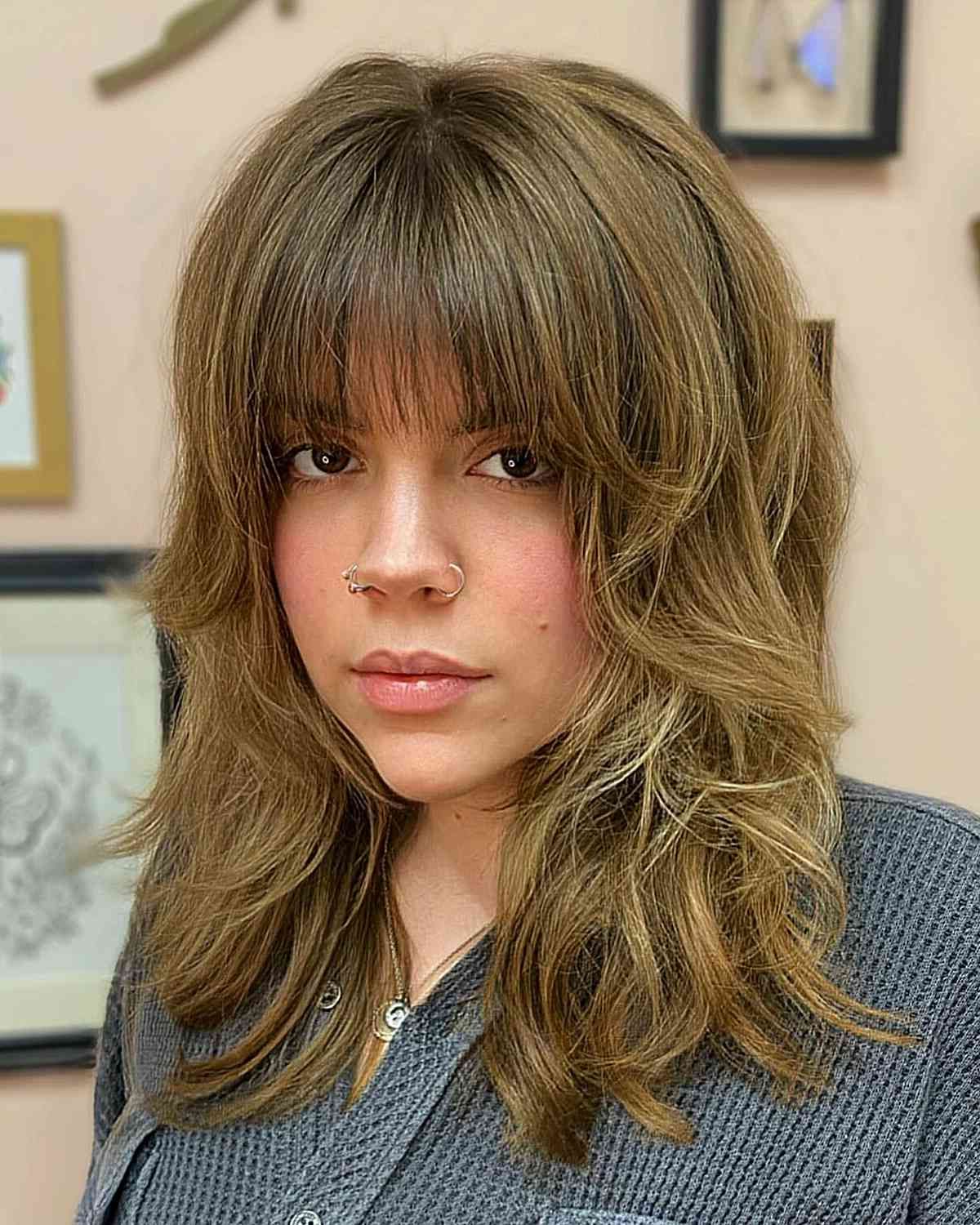 Well Liked Dense Fringe Plus Messy Waves Within 47 Trendy Wispy Bangs For 2023 & How To Match To Your Face Shape (Gallery 15 of 15)