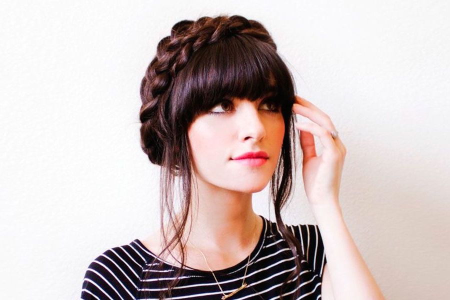 Well Liked Medium Straight Hair With Bangs With Regard To 22 Cute Medium Length Hairstyles With Bangs (View 9 of 15)