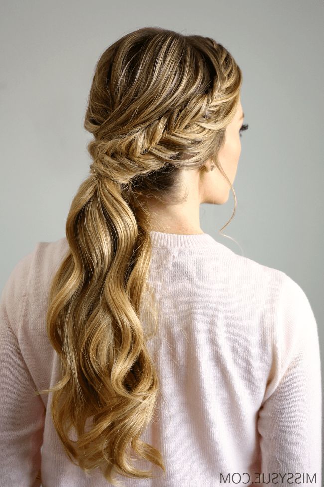 Well Liked Side Fishtail Braids For A Low Twist Intended For Fishtail Embellished Ponytail (Gallery 4 of 15)