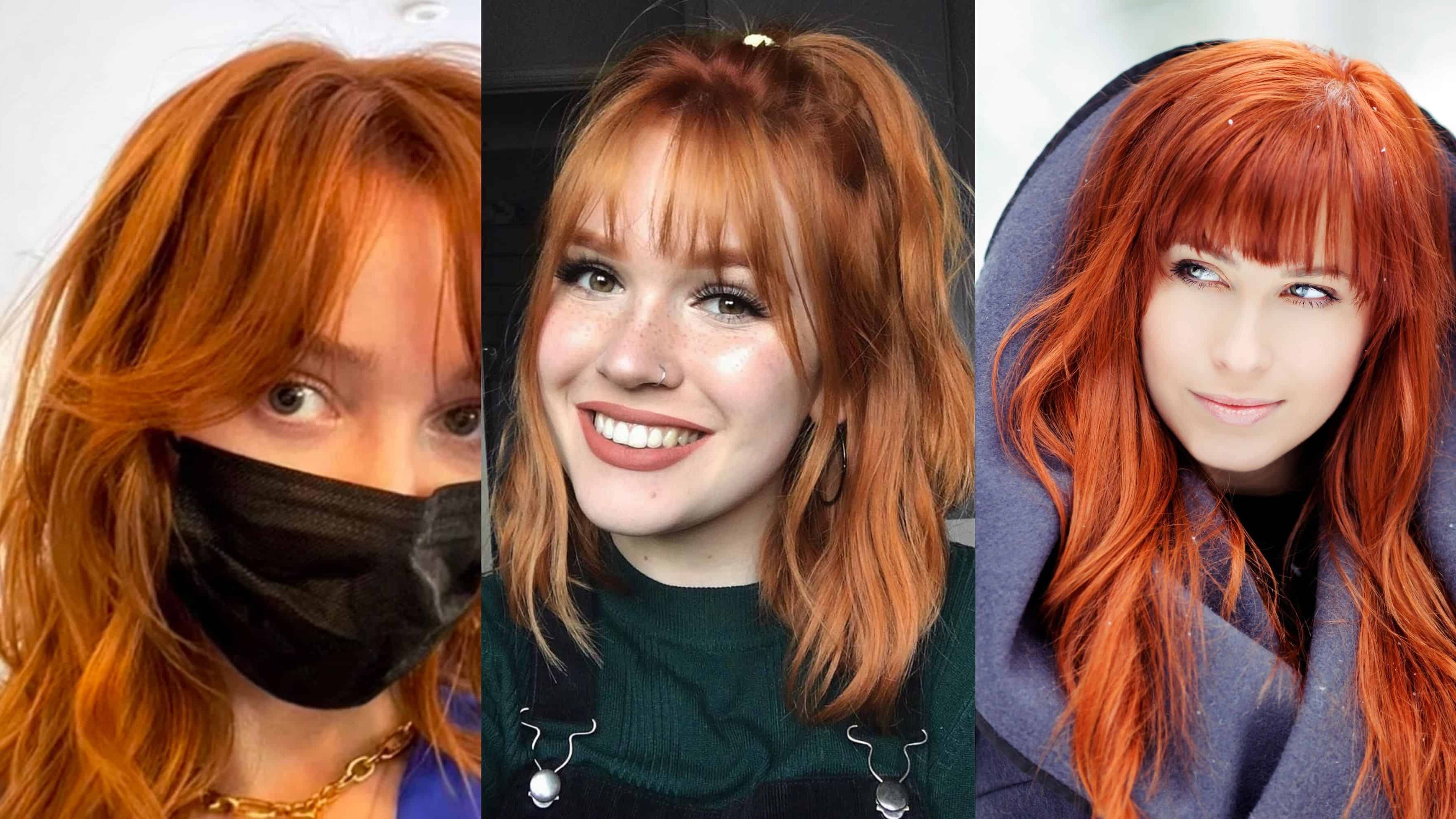 What Redheads Need To Know About Bangs – How To Be A Redhead Regarding Latest Lush Curtain Bangs For Mid Length Ginger Hair (View 13 of 15)