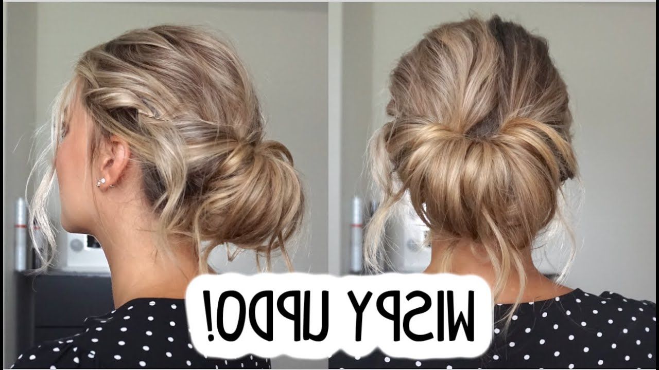 Widely Used Easy Evening Upstyle In Wispy Date Night Updo! Short, Medium, And Long Hairstyles – Youtube (Gallery 1 of 15)