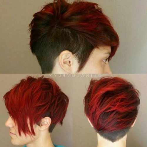 Short Haircuts With Red Color (Photo 15 of 20)