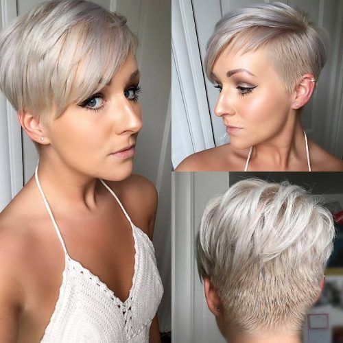Sunset-Inspired Pixie Bob Hairstyles With Nape Undercut (Photo 9 of 20)