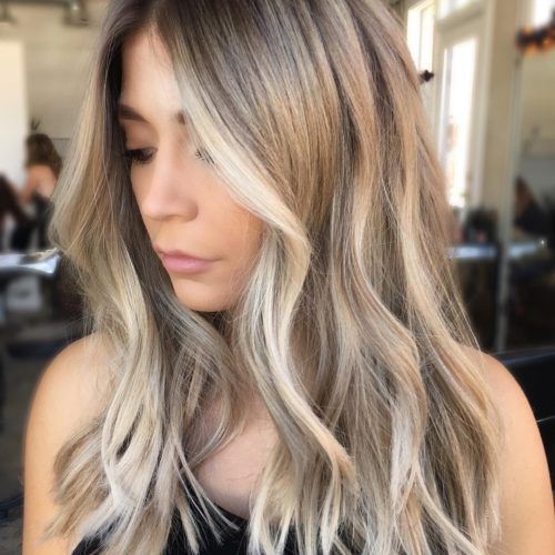 Glamorous Silver Blonde Waves Hairstyles (Photo 2 of 20)