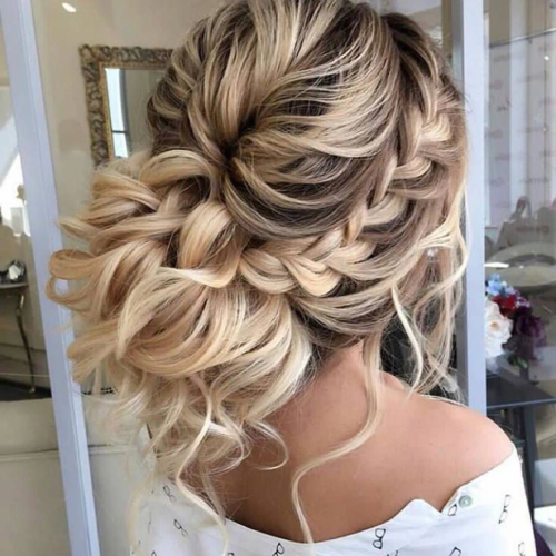 Braid And Fluffy Bun Prom Hairstyles (Photo 20 of 20)
