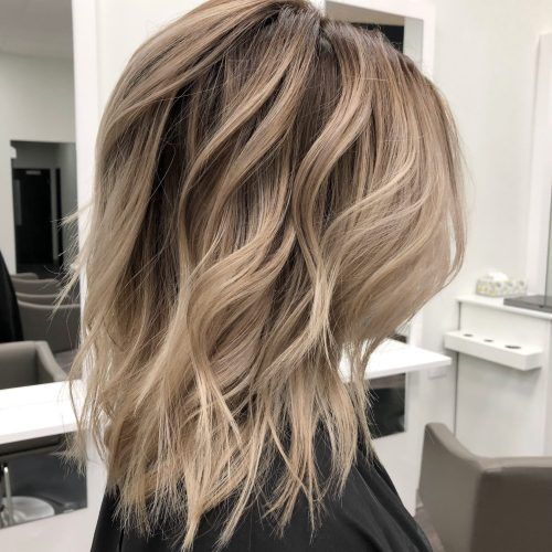 Mid-Length Layered Ash Blonde Hairstyles (Photo 20 of 20)