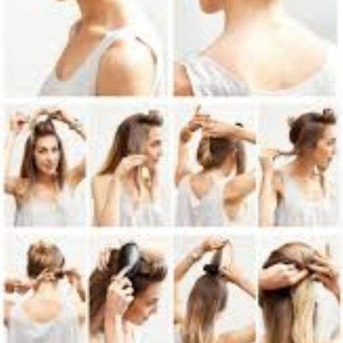 Easy Do It Yourself Updo Hairstyles For Medium Length Hair (Photo 13 of 15)