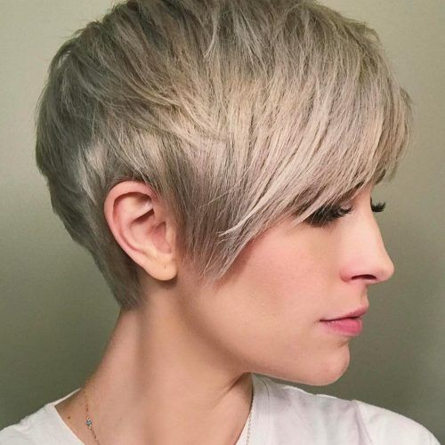 Long Blonde Pixie Haircuts With Root Fade (Photo 12 of 20)