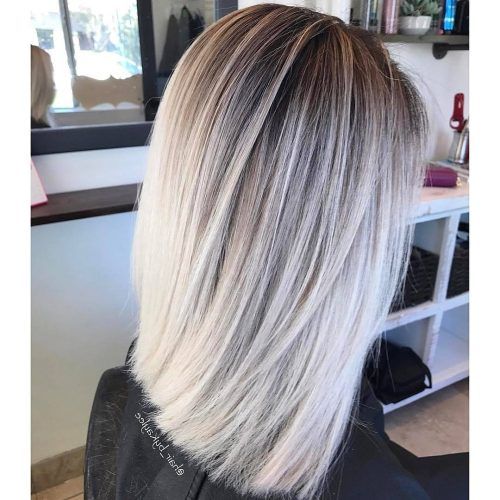 Silver Blonde Straight Hairstyles (Photo 10 of 20)