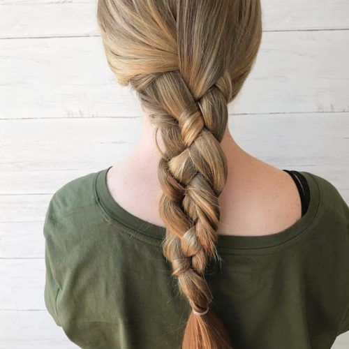 Blonde Asymmetrical Pigtails Braid Hairstyles (Photo 8 of 20)