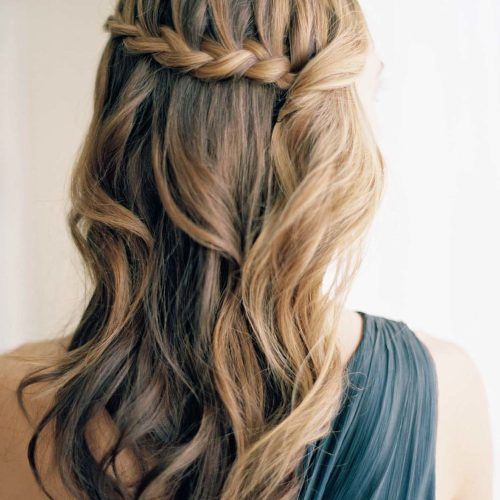Braided Wedding Hairstyles With Subtle Waves (Photo 13 of 20)