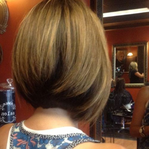 Long Angled Bob Hairstyles With Chopped Layers (Photo 7 of 20)