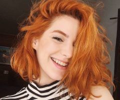 20 Inspirations Medium Hairstyles with Red Hair