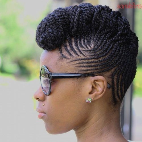 Braided Updo Hairstyles For Short Natural Hair (Photo 5 of 15)
