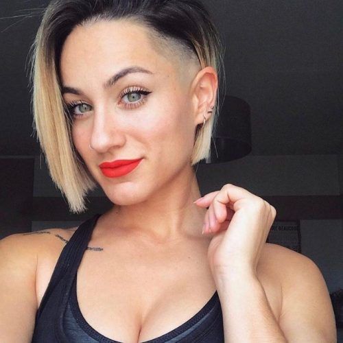 Short Women Hairstyles With Shaved Sides (Photo 16 of 20)