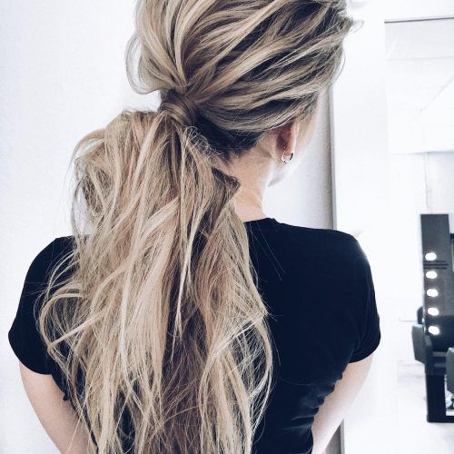 Chic Ponytail Hairstyles Ponytail Hairstyles (Photo 5 of 20)