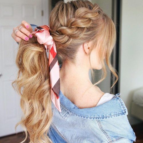 Blonde Flirty Teased Ponytail Hairstyles (Photo 16 of 20)