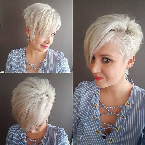 Sliced Platinum Blonde Bob Hairstyles (Photo 19 of 20)