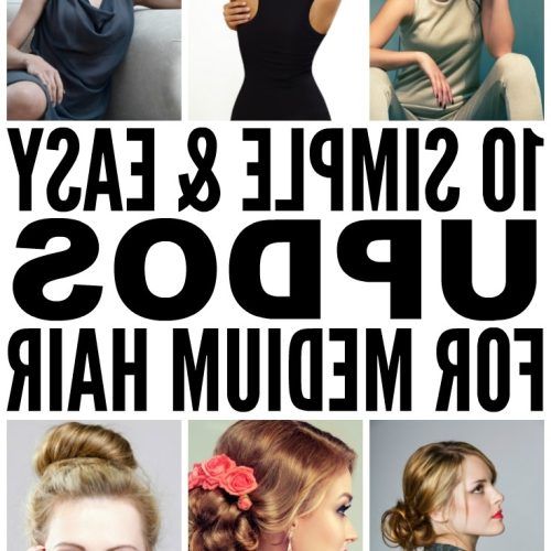 Easy Updos For Medium Hair (Photo 15 of 15)