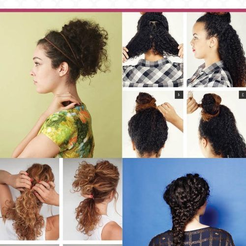 Quick Updo Hairstyles For Curly Hair (Photo 3 of 15)