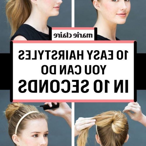 Quick Easy Updos For Long Thick Hair (Photo 8 of 15)