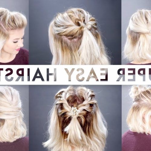 Easy Long Hair Half Updo Hairstyles (Photo 6 of 15)