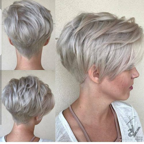 Black And Ash Blonde Pixie Bob Hairstyles (Photo 7 of 20)