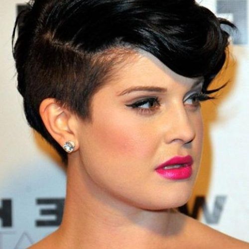 Black Short Haircuts For Round Faces (Photo 7 of 20)