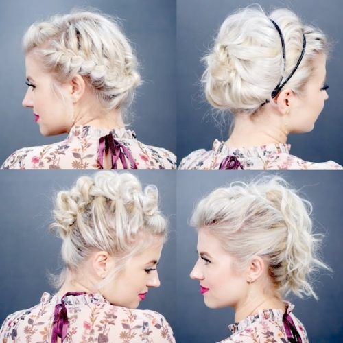 Super Easy Updos For Short Hair (Photo 3 of 15)