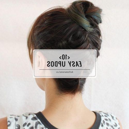 Updos For Long Thick Straight Hair (Photo 14 of 15)