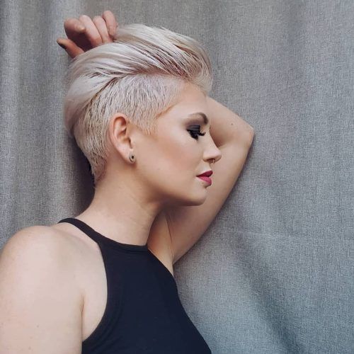 Edgy Ash Blonde Pixie Haircuts (Photo 15 of 20)