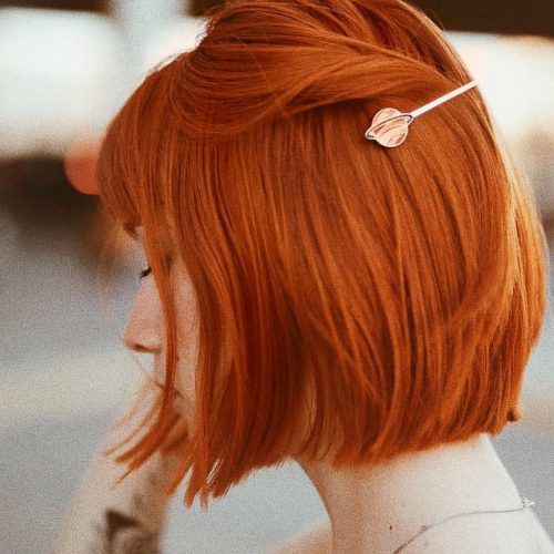 Burnt Orange Bob Hairstyles With Highlights (Photo 14 of 20)
