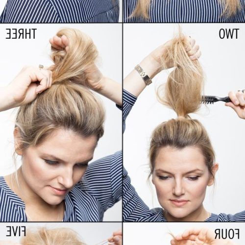 Teased Updo Hairstyles (Photo 5 of 15)