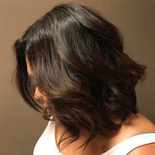 Short Chocolate Bob Hairstyles With Feathered Layers (Photo 12 of 20)