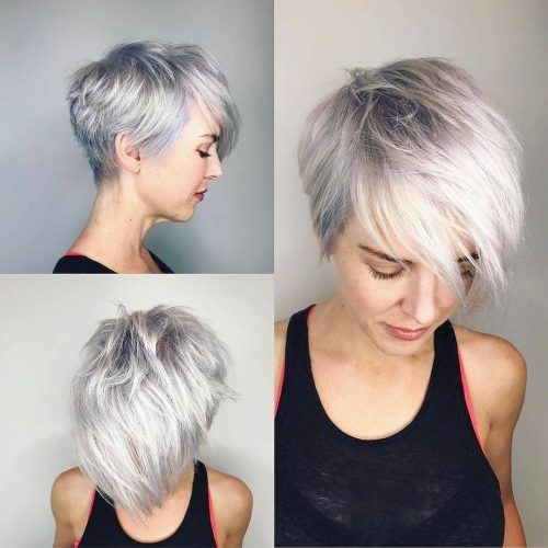 Gray Blonde Pixie Hairstyles (Photo 9 of 20)