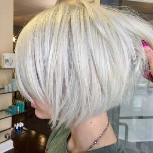 60 Best Short Bob Haircuts And Hairstyles For Women In 2018 | Hair inside White-Blonde Curly Layered Bob Hairstyles (Photo 199 of 292)