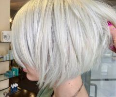 20 Collection of Layered Platinum Bob Hairstyles