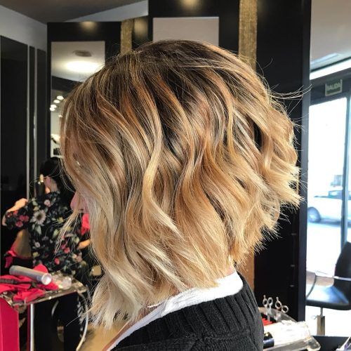 White-Blonde Curly Layered Bob Hairstyles (Photo 11 of 20)