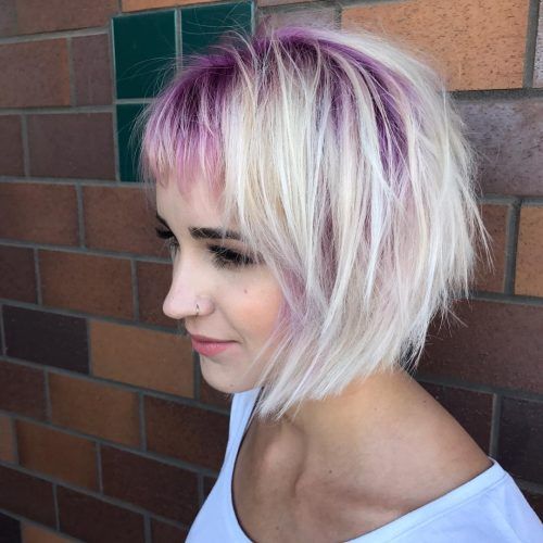 Short Messy Lilac Hairstyles (Photo 1 of 20)
