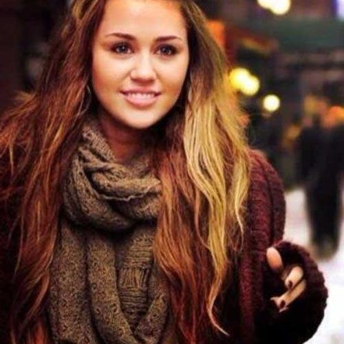 Miley Cyrus Long Hairstyles (Photo 1 of 15)