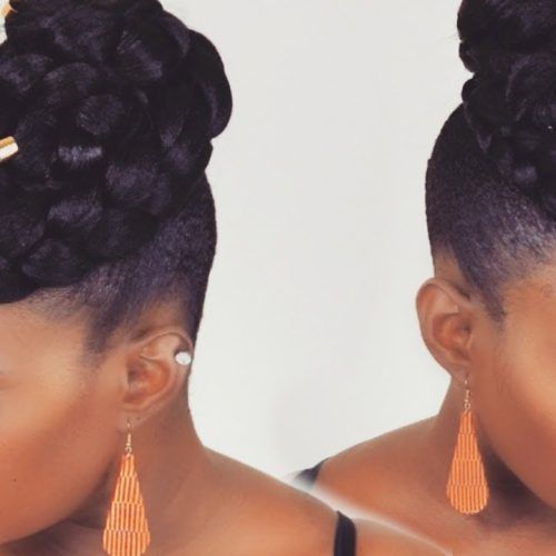 Twisted Faux Hawk Updo Hairstyles (Photo 2 of 20)