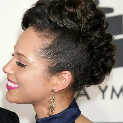 Alicia Keys Glamorous Mohawk Hairstyles (Photo 6 of 20)