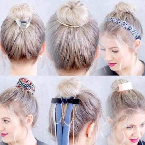 Decorative Topknot Hairstyles (Photo 5 of 20)