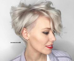 20 Collection of Pastel Pixie Haircuts with Curly Bangs