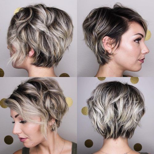 Black And Ash Blonde Pixie Bob Hairstyles (Photo 18 of 20)