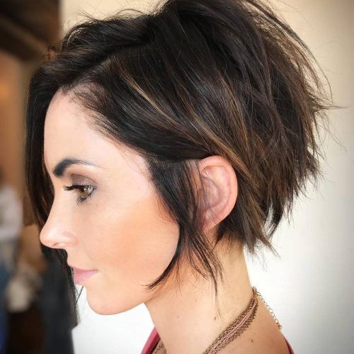 Dark Pixie Haircuts With Blonde Highlights (Photo 10 of 20)