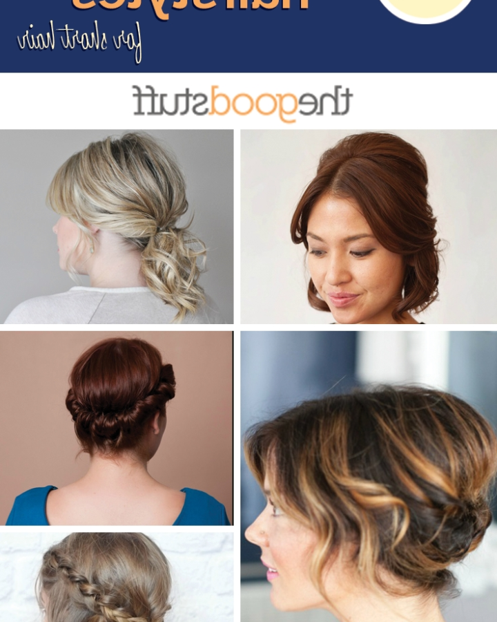 15 Ideas of Quick Easy Updo Hairstyles for Short Hair