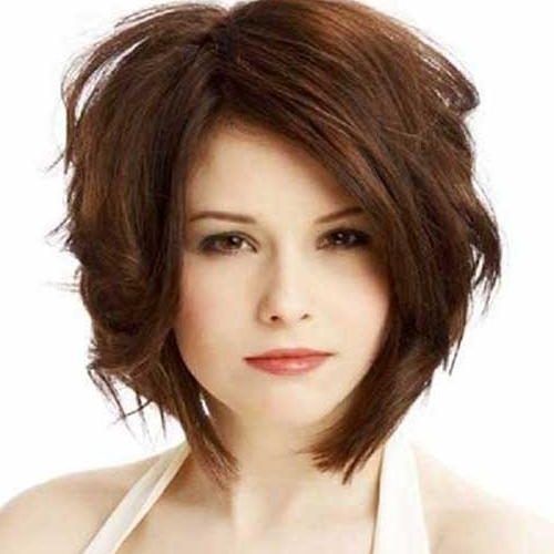 Short Hairstyles For Big Cheeks (Photo 14 of 20)